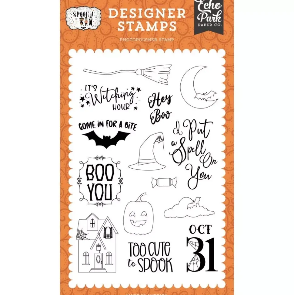 Sellos Transparentes Hey Boo Spooky Echo Park