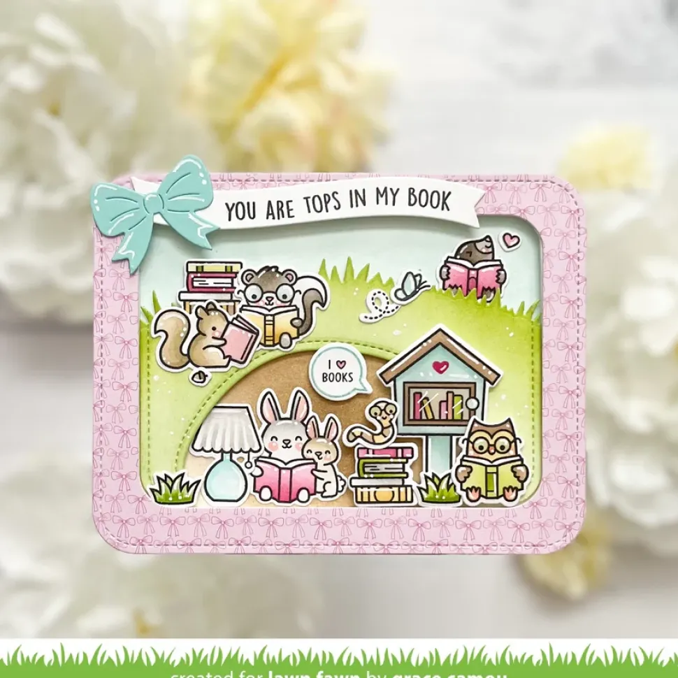 Sellos Transparentes Little Woodland Library Lawn Fawn