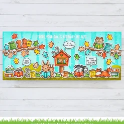 Sellos Transparentes Little Woodland Library Lawn Fawn