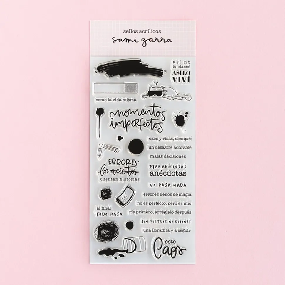 Sellos transparentes Momentos Imperfectos Sami Garra