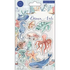 Sellos Transparentes Sea Life Ocean Tale Craft Consortium
