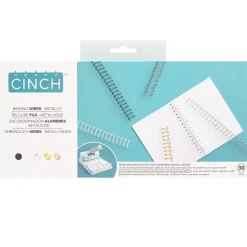 Set 30 anillas para encuadernar Metálicas We R Makers 0.625"