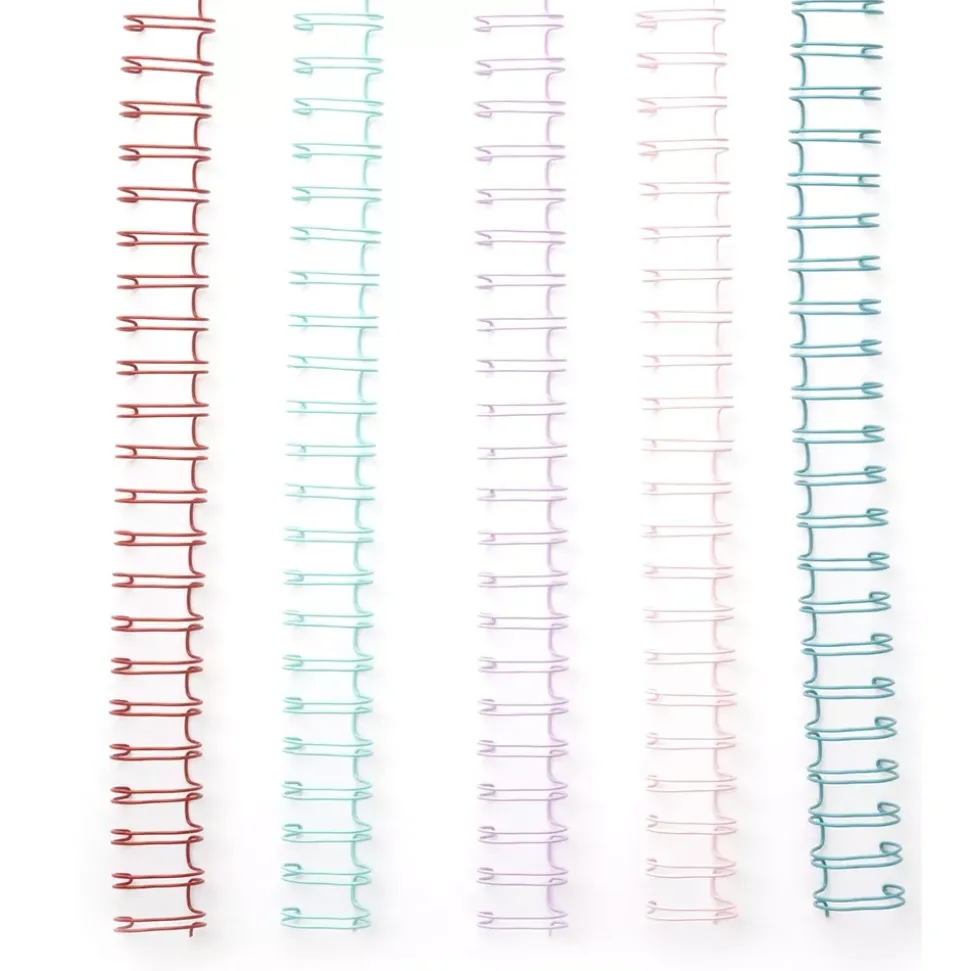 Set 30 anillas para encuadernar Multicolor We R Makers 0.625"