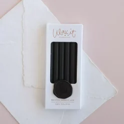 Set 6 Barras de Lacre Black Wax it Lora Bailora