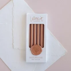 Set 6 Barras de Lacre Bronze Wax it Lora Bailora