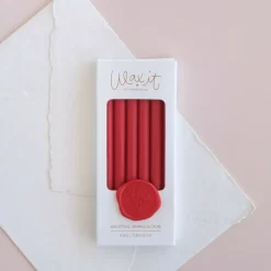 Set 6 Barras de Lacre Burgundy Wax it Lora Bailora