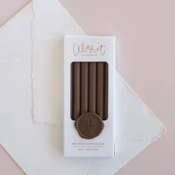 Set 6 Barras de Lacre Mocha Wax it Lora Bailora