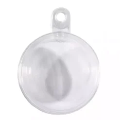 Set 6 Bolas de Plástico Transparente Rayher 6cm