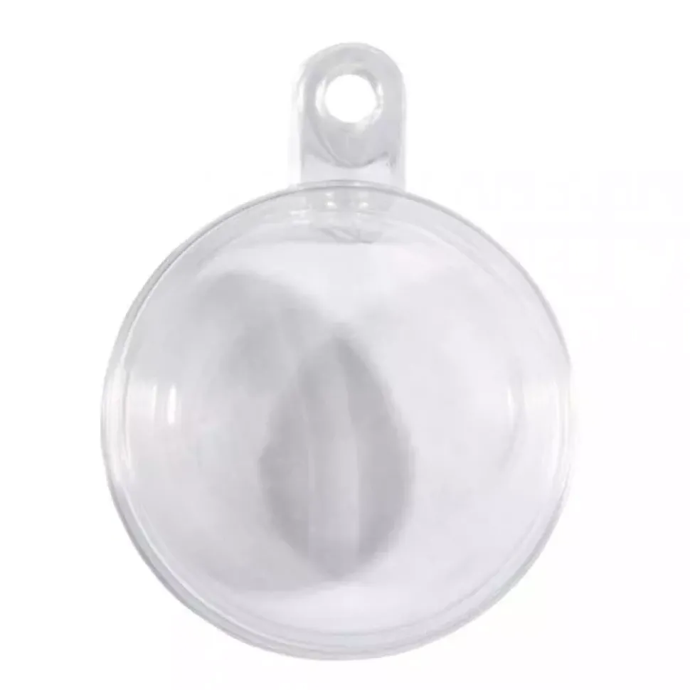 Set 6 Bolas de Plástico Transparente Rayher 6cm