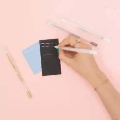 Set 2 Bolígrafos de Gel Metálicos Craftelier