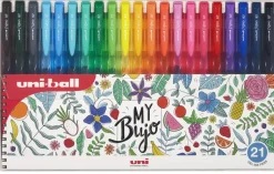 Set 21 Bolígrafos de Gel Signo My Bujo Uni-Ball