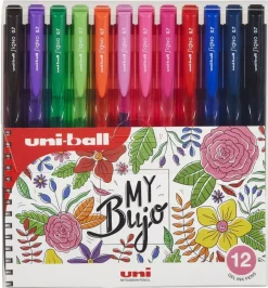 Set 12 Bolígrafos de Gel Signo My Bujo #01 Uni-Ball