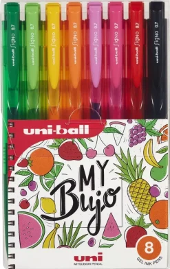 Set 8 Bolígrafos de Gel Signo My Bujo Uni-Ball