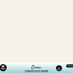 Set 10 cartulinas Blanco Crema Essentials Collection Studio Light 30x30cm
