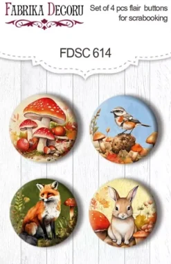 Set 4 Chapas Bright Autumn #1 Fabrika Decoru
