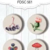 Set 4 Chapas Forest Life #1 Fabrika Decoru