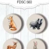 Set 4 Chapas Forest Life #2 Fabrika Decoru