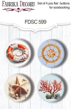 Set 4 Chapas Sea of Dreams #2 Fabrika Decoru