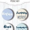 Set 4 Chapas Sea of Dreams #1 Fabrika Decoru