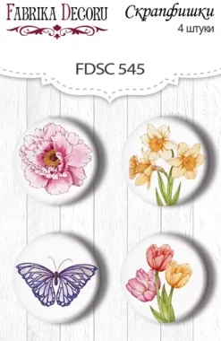 Set 4 Chapas Spring Inspiration #2 Fabrika Decoru