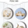 Set 4 chapas Toys Boho Baby Boy Fabrika Decoru
