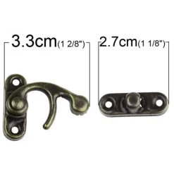 Set 2 cierres metálico Clásico