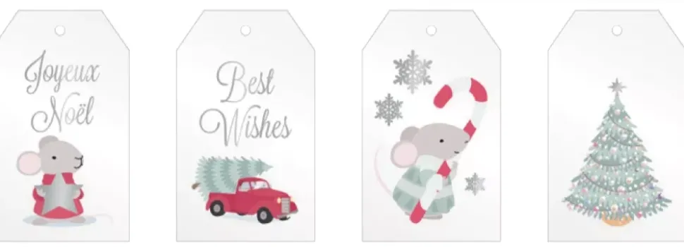 Set 8 Etiquetas en Acetato Once upon a time Artemio