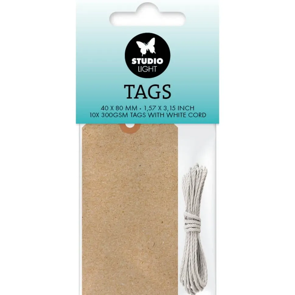 Set 10 etiquetas medianas Essentials Studio Light