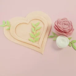 Set 2 Fieltros Rosa Bebé Craftelier 30x30cm