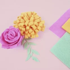 Set 2 Fieltros Rosa Bebé Craftelier 30x30cm