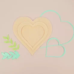 Set 2 Fieltros Rosa Bebé Craftelier 30x30cm