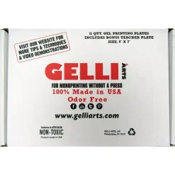 Set 11 Gel Printing Plate rectangulares Gelli Arts 13x18cm