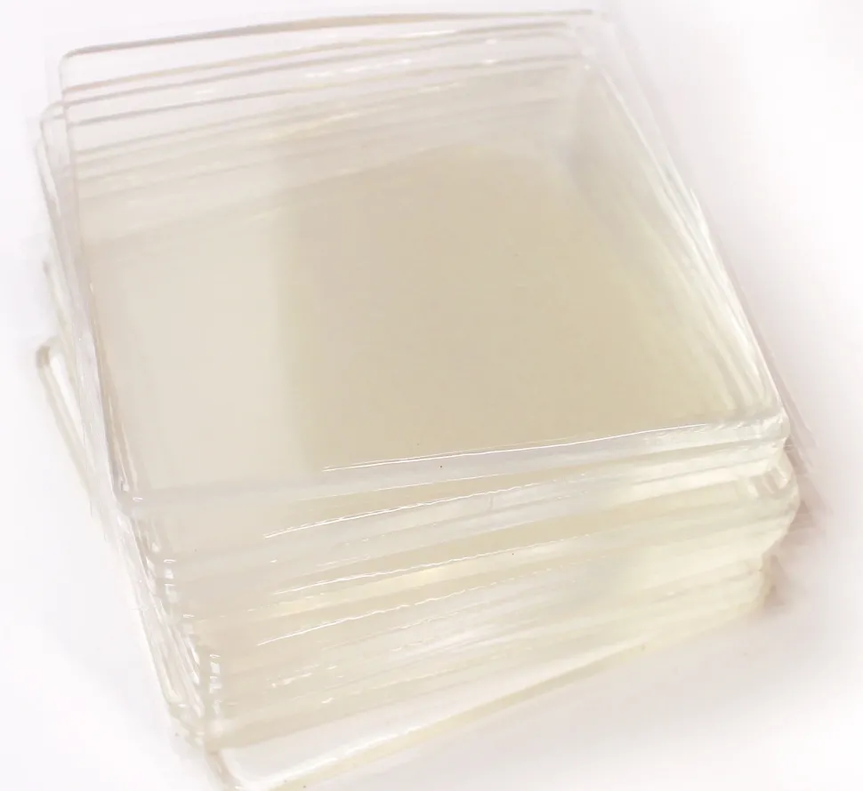 Set 10 Gel Printing Plate rectangulares Gelli Arts 12x12cm