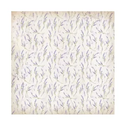 Set 4 hojas de tela Fabric Lavender Stamperia 30x30cm