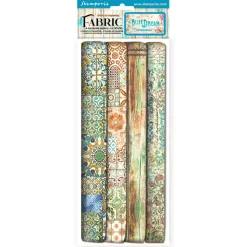 Set 4 Hojas de Tela Fabric Blue Dream Stamperia 30x30cm