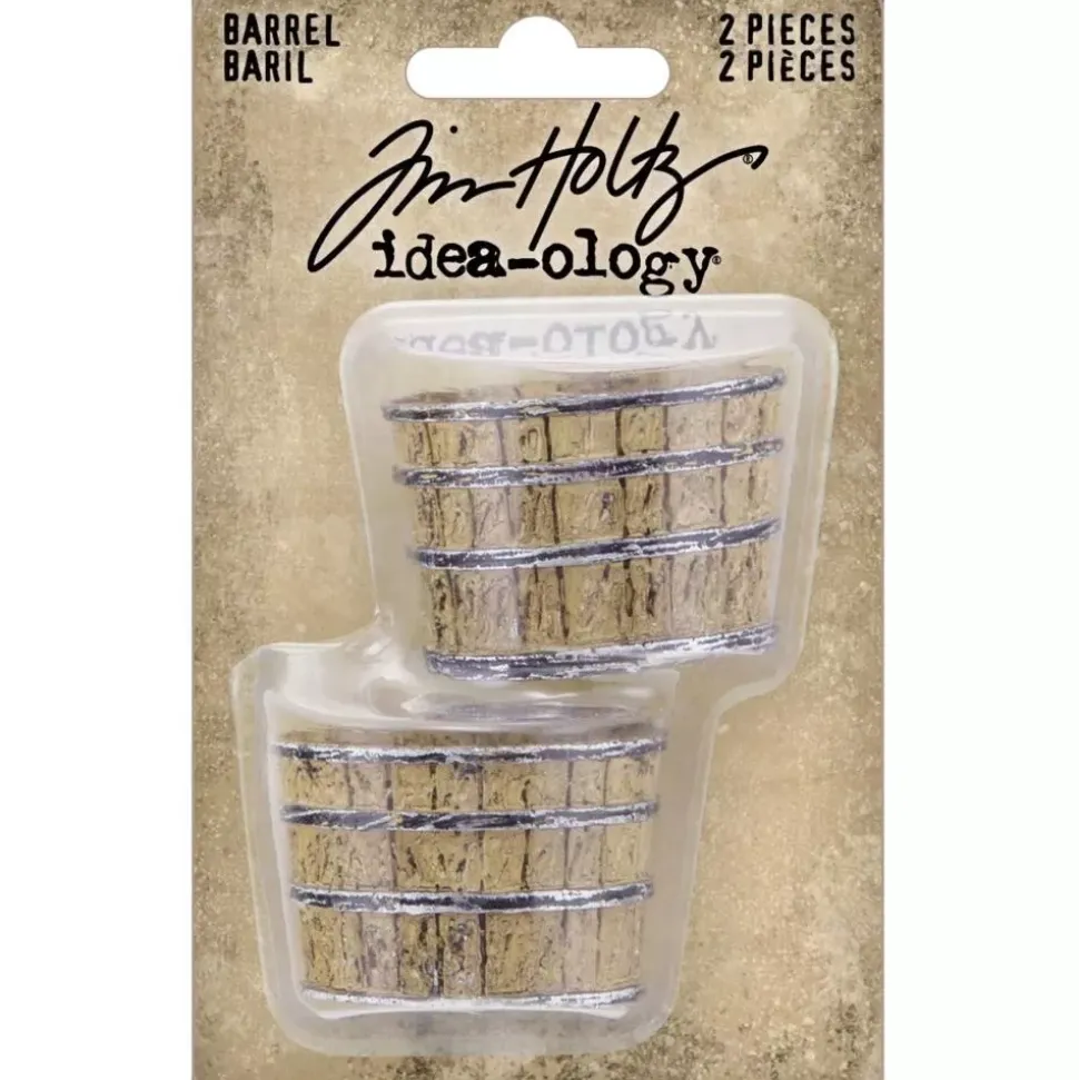 Set 2 Mini Barriles Idea-Ology Tim Holtz