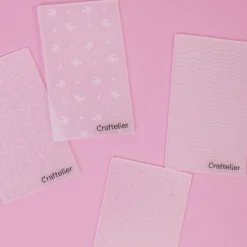 Set 2 mini carpetas de embossing Natura Craftelier