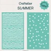 Set 2 mini carpetas de embossing Verano Craftelier