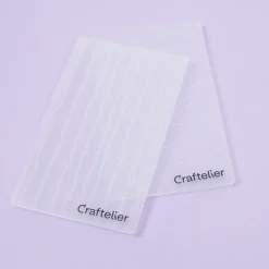 Set 2 mini carpetas de embossing Amor Verdadero Craftelier