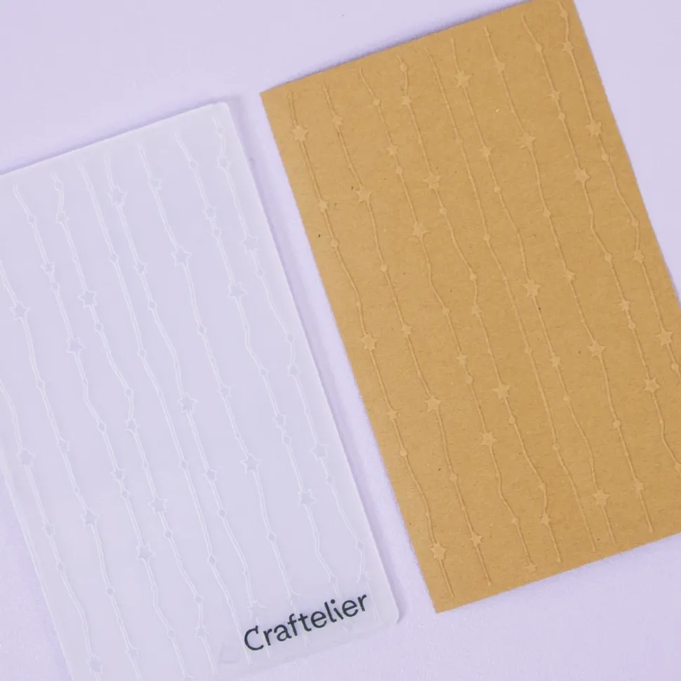 Set 2 mini carpetas de embossing Amor Verdadero Craftelier