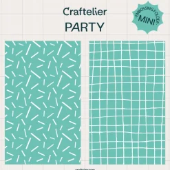Set 2 mini carpetas de embossing Fiesta Craftelier
