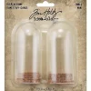 Set 2 Mini Cúpulas de Cristal Idea-Ology Tim Holtz