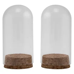 Set 2 Mini Cúpulas de Cristal Idea-Ology Tim Holtz