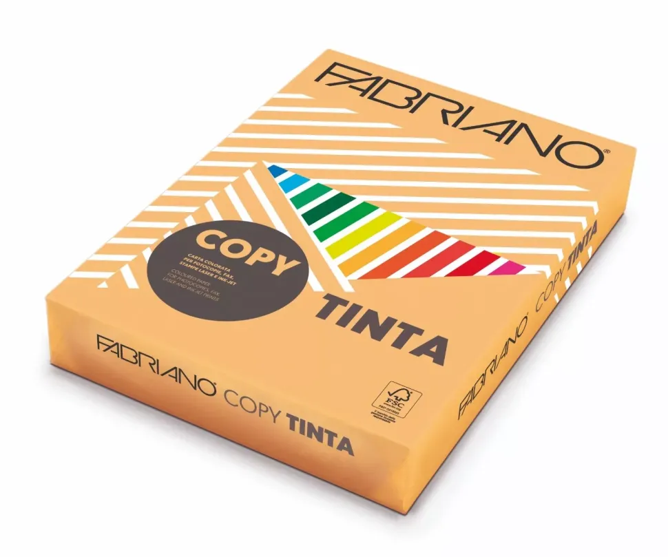 Set 250 Papeles Albaricoque Copy Tinta Fabriano A3 80g/m²