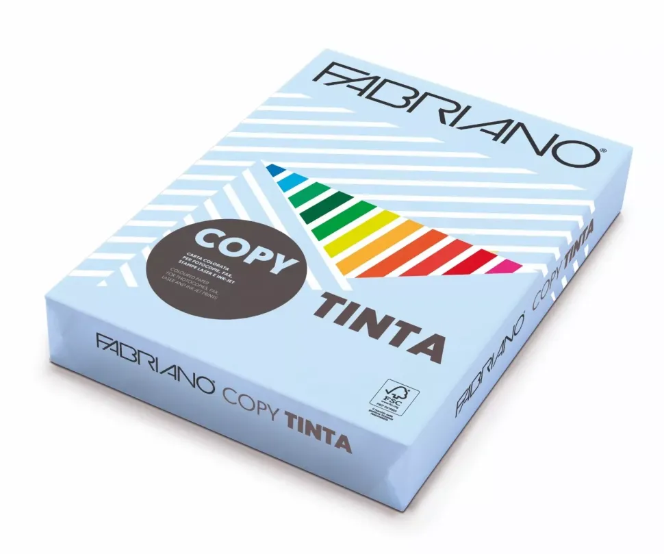 Set 250 Papeles Celeste Copy Tinta Fabriano A3 80g/m²
