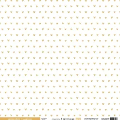 Set 4 papeles vellum À Petits Pas Girl Florilèges Design 30x30cm