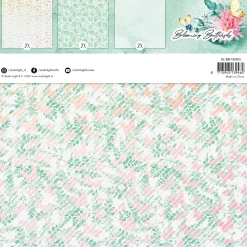 Set 6 Papeles Vellum Blooming Butterfly Studio Light 20x20cm