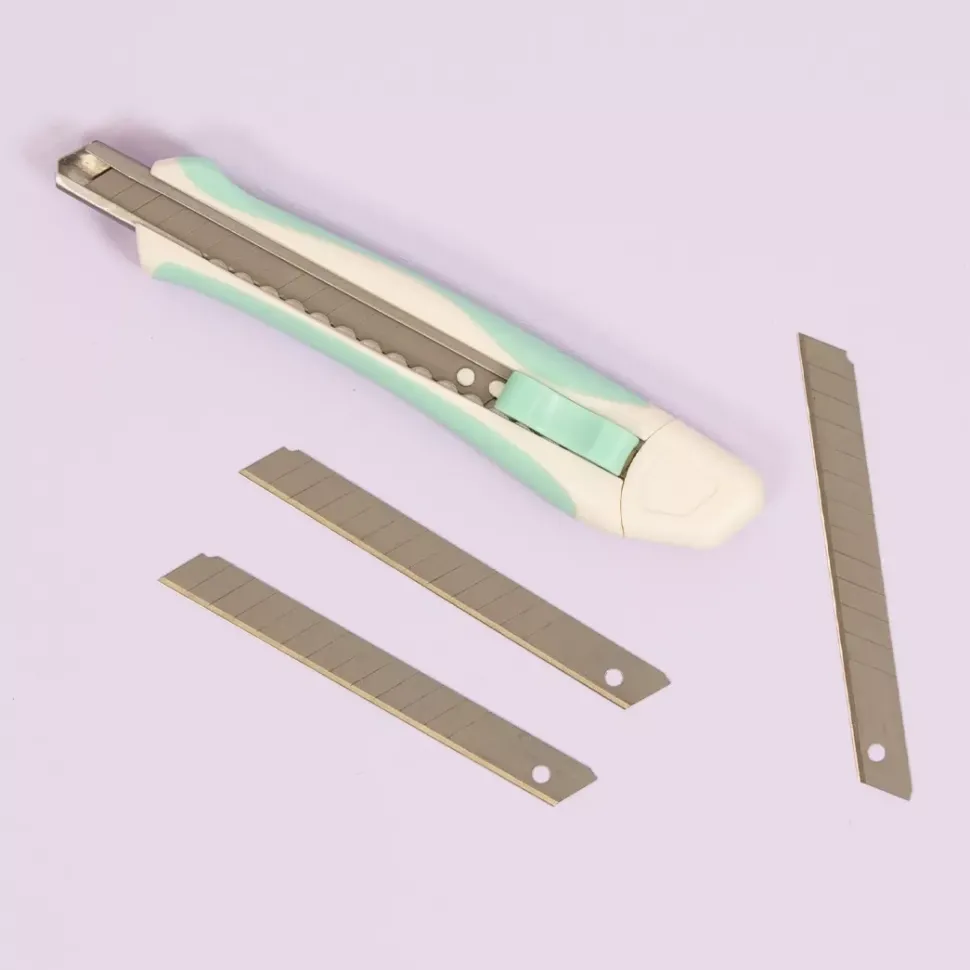 Set 10 recambios hojas de cutter profesional Craftelier 13,7cm