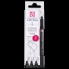 Set 3 rotuladores negros Pigment Fineliner Talens F
