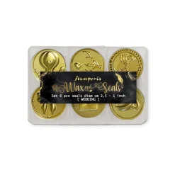 Set 6 sellos de lacre Wedding Wax and Seals Stamperia